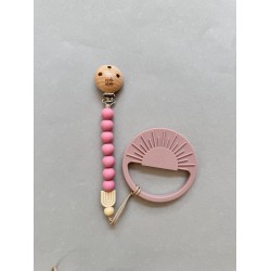 Silicone Teether Sun Blush Silicone Teether Sun Blush