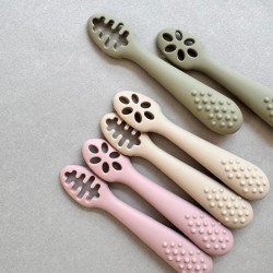 Set BLW Silicone Tiny Spoon x 2 Set BLW Silicone Tiny Spoon x 2