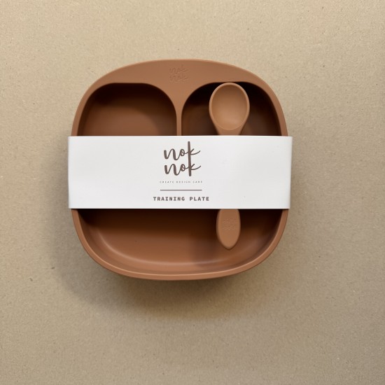 Training Silicone Plate Nino Caramel 6m+