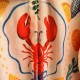 Shirt Lobster white | One size Shirt Lobster white | One size