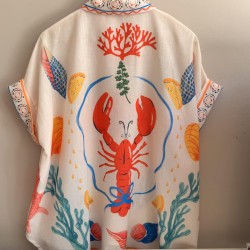 Shirt Lobster white | One size
