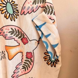 Shirt Peace and Love white | One size Shirt Peace and Love white | One size
