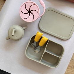 LunchBox Bento Silicone Sage 800ml 