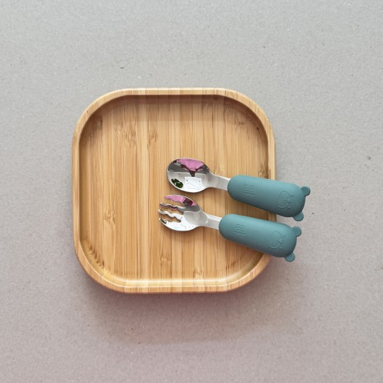 Eco-friendly Bamboo Suction Plate Square Eco-friendly Bamboo Suction Plate Square