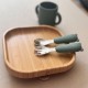 Eco-friendly Bamboo Suction Plate Square Eco-friendly Bamboo Suction Plate Square