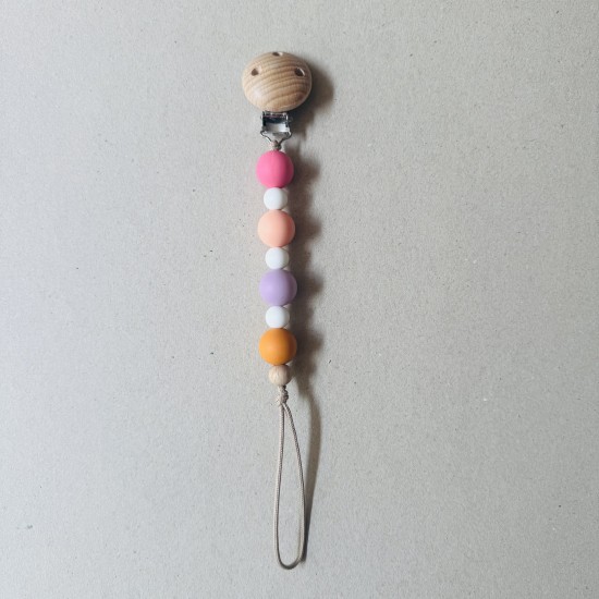 Pacifier Clip Balloons Orange Pacifier Clip Balloons Orange