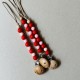 Pacifier Clip Groovy red/pink Pacifier Clip Groovy red/pink