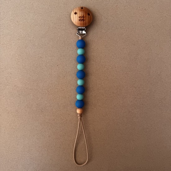 Pacifier Clip Groovy blue-green