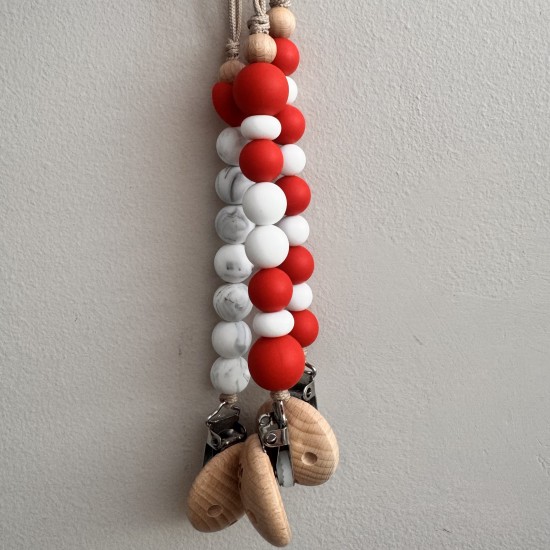 Pacifier Clip Olympiacos fans Pacifier Clip Olympiacos fans