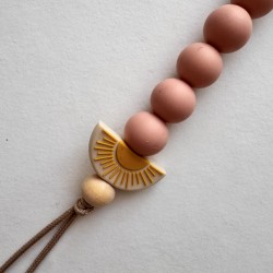 Pacifier Clip Sunrise Sun Rose Pacifier Clip Sunrise Sun Rose
