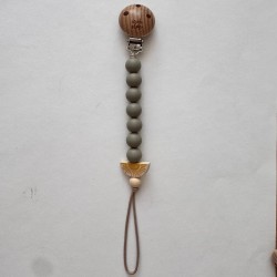 Pacifier Clip Sunrise Sun Sage  Pacifier Clip Sunrise Sun Sage