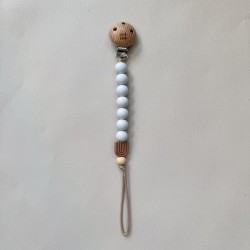 Pacifier Clip Rainbow Frozen Blue  Pacifier Clip Rainbow Frozen Blue