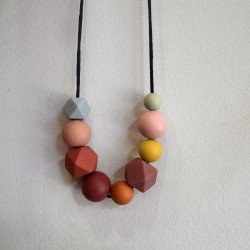 Mum Teething Necklace Earth