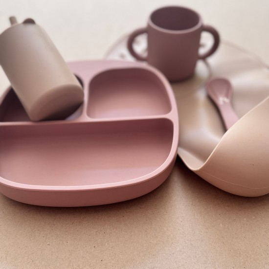 Bundle Baby Feeding Set 6-12 months sand-light pink Bundle Baby Feeding Set 6-12 months sand-light pink