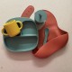 Bundle Baby Feeding Set 6-12 months green/brick/curry Bundle Baby Feeding Set 6-12 months green/brick/curry