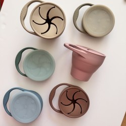 Foldable Silicone Snack Cup | Let's go out Curry Foldable Silicone Snack Cup | Let's go out Curry