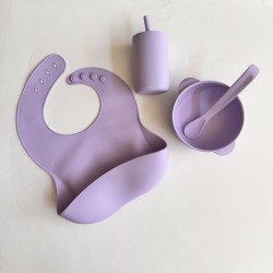 BASIC FEEDING SET LAVENDER FOR BABIES 6M+ BASIC FEEDING SET LAVENDER FOR BABIES 6M+
