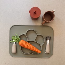 Giftbox Paw Bites for littles sage/brick