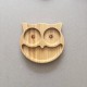 Eco-friendly  Bamboo Suction Plate Owl