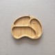 Eco-friendly  Bamboo Suction Plate Elephant