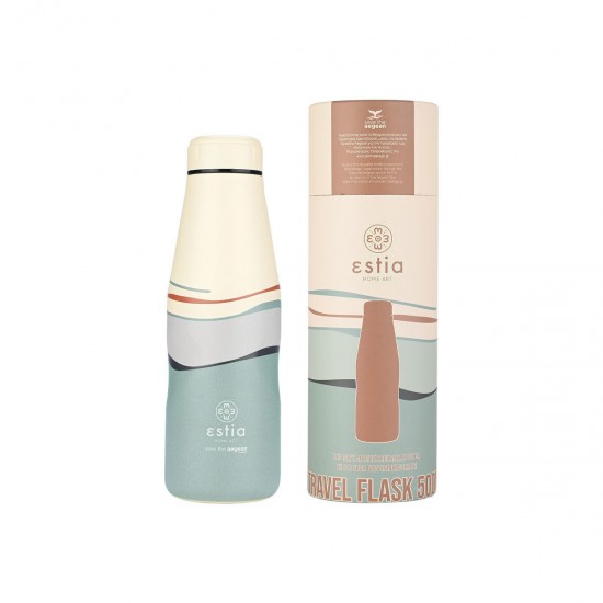 Estia Thermos Travel Flask Save The Aegean Ecozen Horizon 0.5lt Estia Thermos Travel Flask Save The Aegean Ecozen Horizon 0.5lt