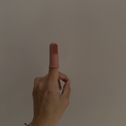 Finger Toothbrush Soft Rose Finger Toothbrush Soft Rose