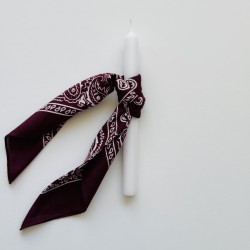 Greek Easter Candle NOKNOK BANDANA bordeaux Greek Easter Candle NOKNOK BANDANA bordeaux