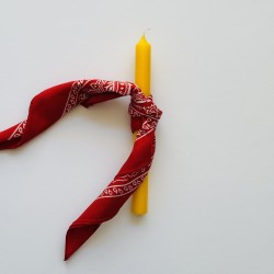 Greek Easter Candle NOKNOK BANDANA red