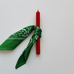 Greek Easter Candle NOKNOK BANDANA green