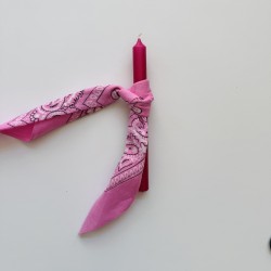 Greek Easter Candle NOKNOK BANDANA pink