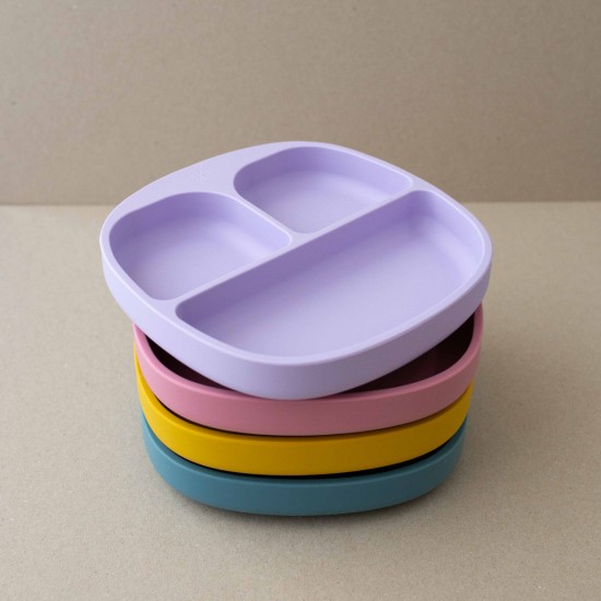 Training Plate with Spoon Nino Light pink