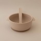 Set Silicone Bowl with spoon Nino Sand
