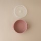 Silicone Bowl with lid Nino Light Pink