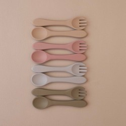 Set Silicone Spoon + Fork Pepe Set Silicone Spoon + Fork Pepe