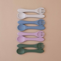 Set Silicone Spoon + Fork Pepe Set Silicone Spoon + Fork Pepe