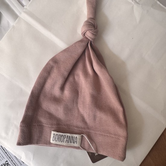Baby Beanie smoke pink 
