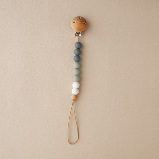 Pacifier Clip Terra Grey
