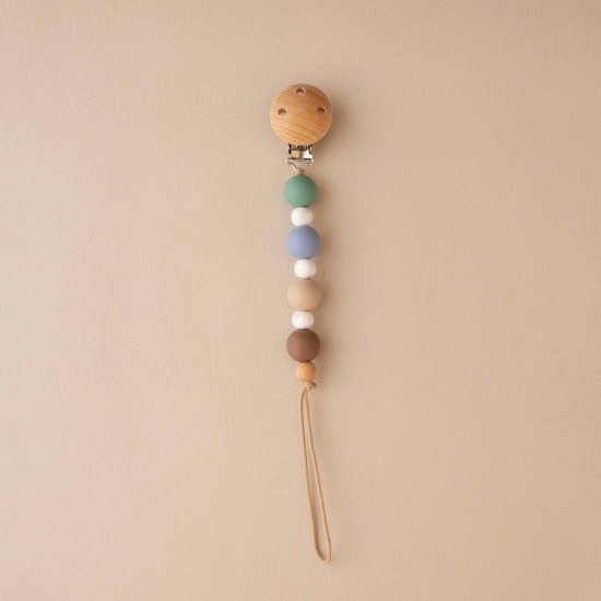 Pacifier Clip Balloons Coconut