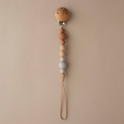 Pacifier Clip Poppy Beige Pacifier Clip Poppy Beige
