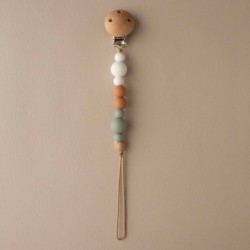 Pacifier Clip Poppy earth Pacifier Clip Poppy earth