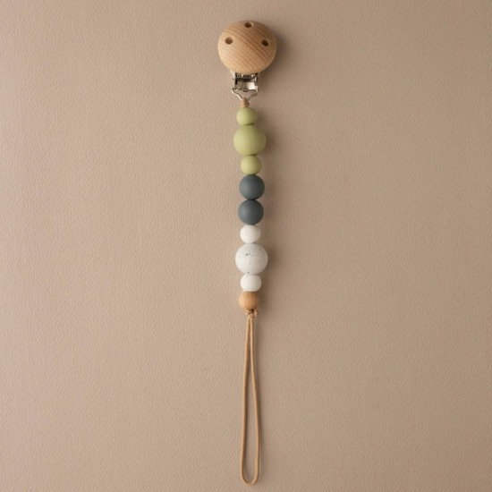 Pacifier Clip Poppy Granite Pacifier Clip Poppy Granite