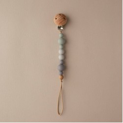 Pacifier Clip Poppy Waffle  Pacifier Clip Poppy Waffle