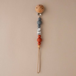 Pacifier Clip Poppy Berry Pie Pacifier Clip Poppy Berry Pie