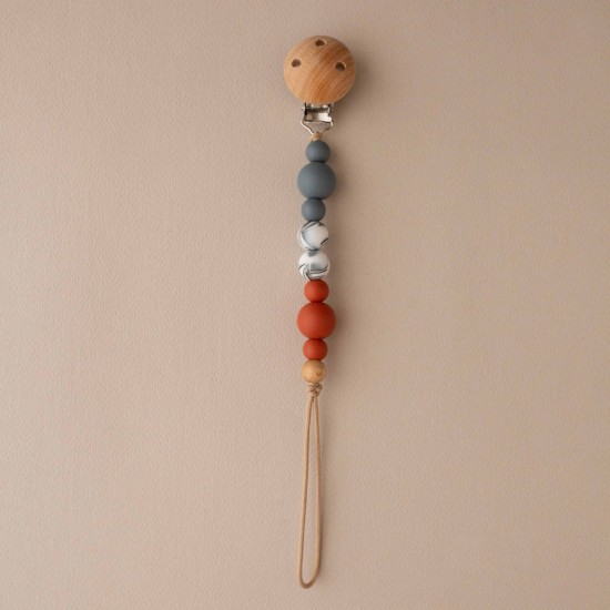 Pacifier Clip Poppy Berry Pie Pacifier Clip Poppy Berry Pie