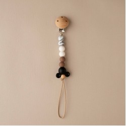 Pacifier Clip Mickey chocolate Pacifier Clip Mickey chocolate