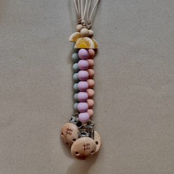 Pacifier Clip Sunrise Sun Lilac Pacifier Clip Sunrise Sun Lilac