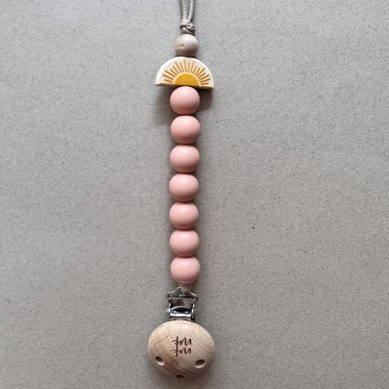 Pacifier Clip Sunrise Sun Rose Pacifier Clip Sunrise Sun Rose