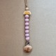 Pacifier Clip Sunrise Sun  Lilac