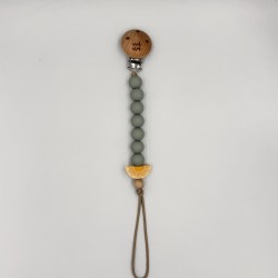 Pacifier Clip Sunrise Sun Grey Pacifier Clip Sunrise Sun Grey