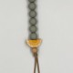 Pacifier Clip Sunrise Sun Grey Pacifier Clip Sunrise Sun Grey